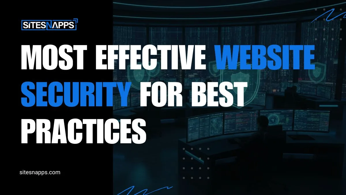 Most Effective Website Security Best Practices
