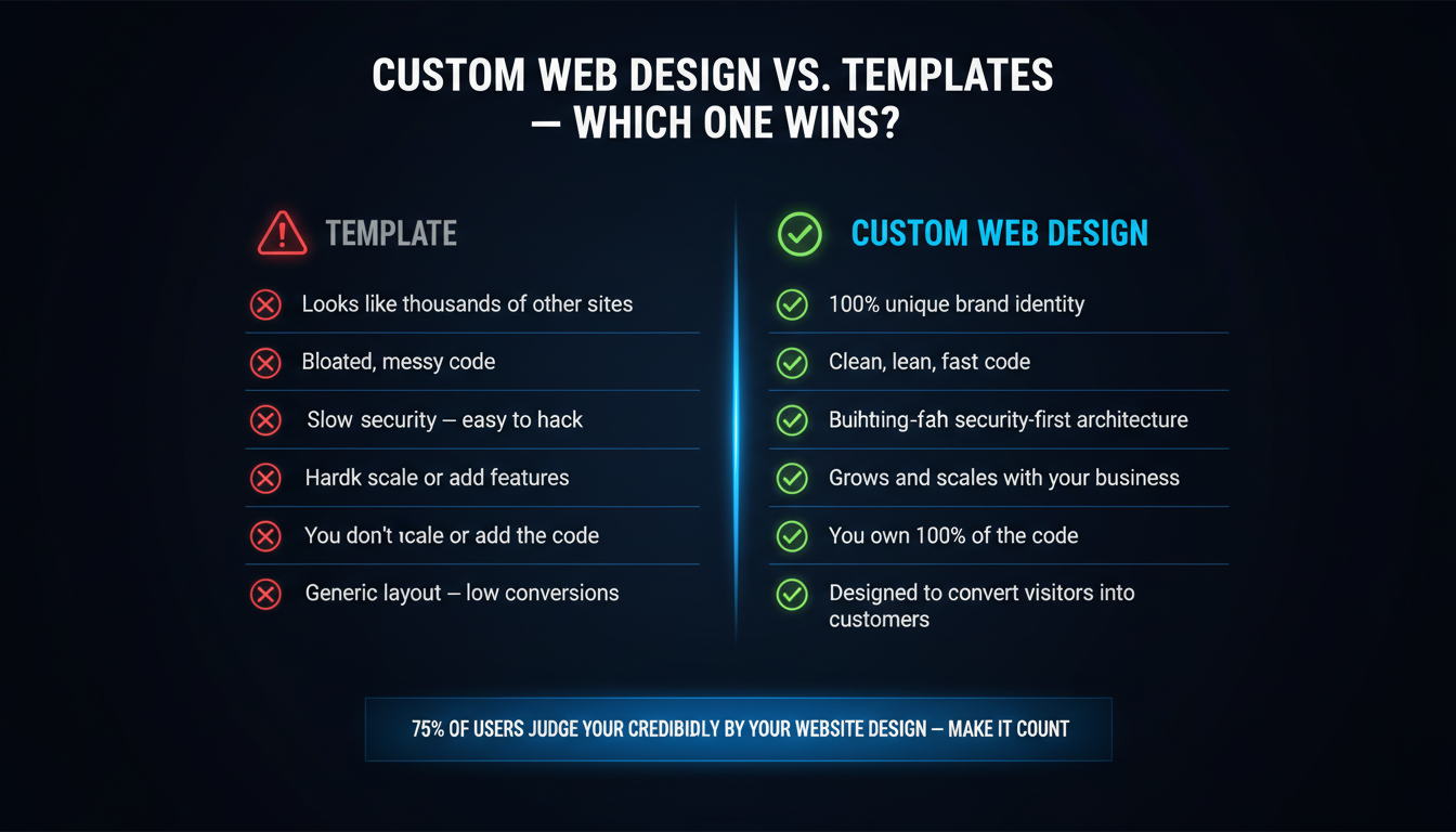 Benefits of Custom Web Design