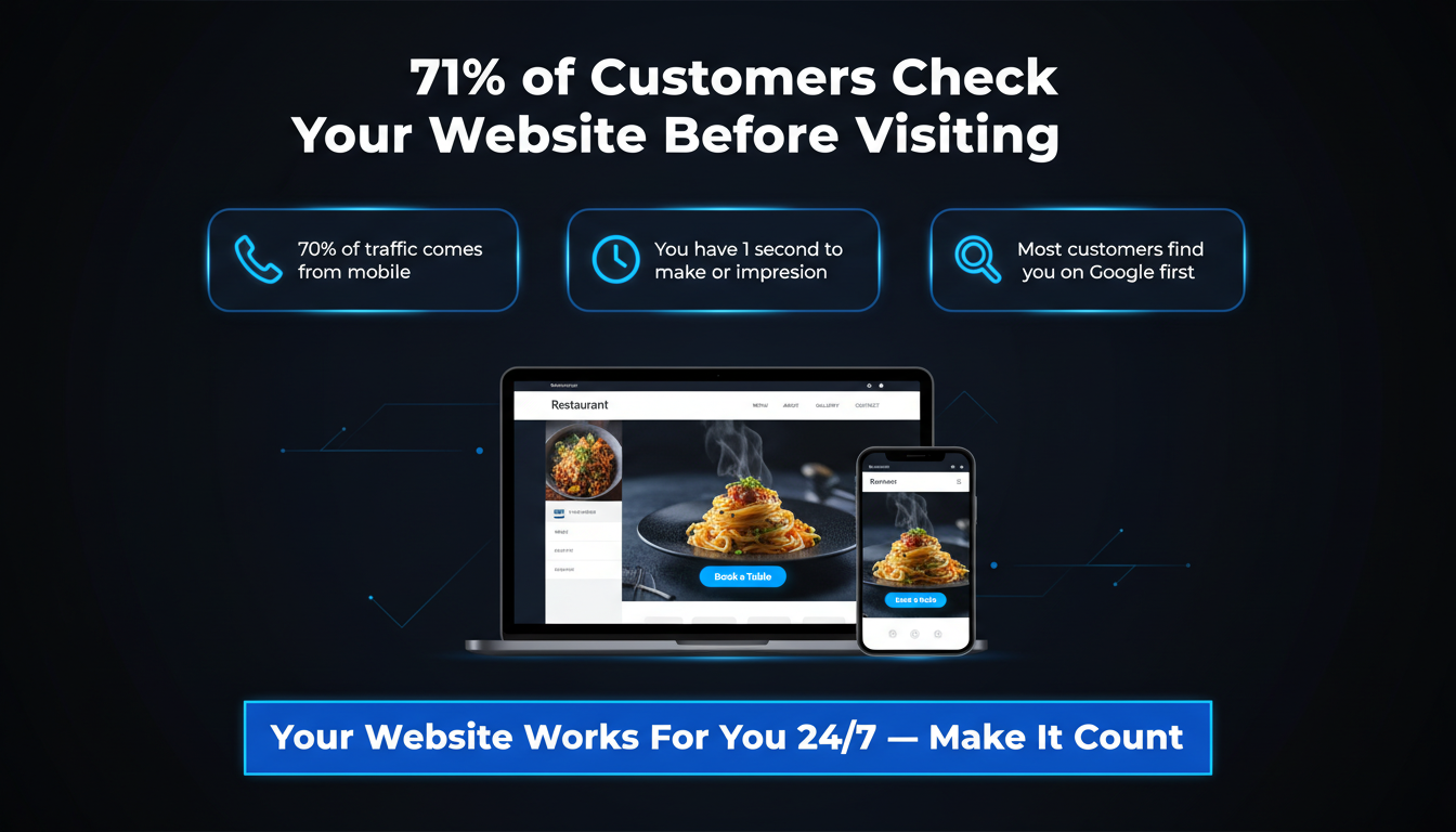 Custom Web Design for Restaurants