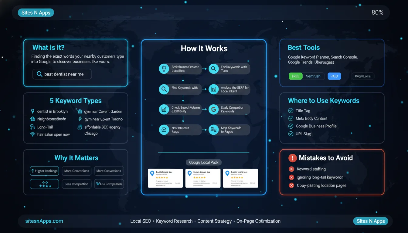 Local keyword research