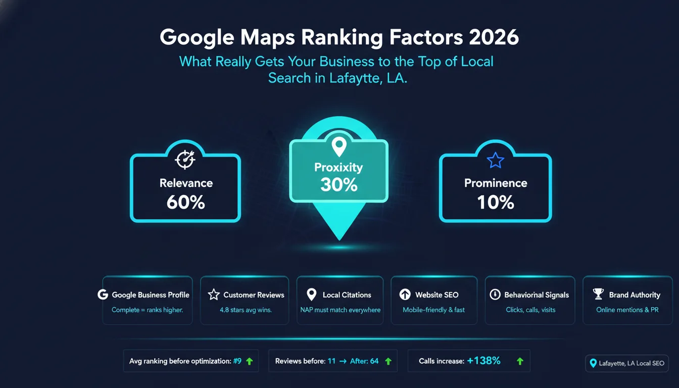 Google Maps ranking factors