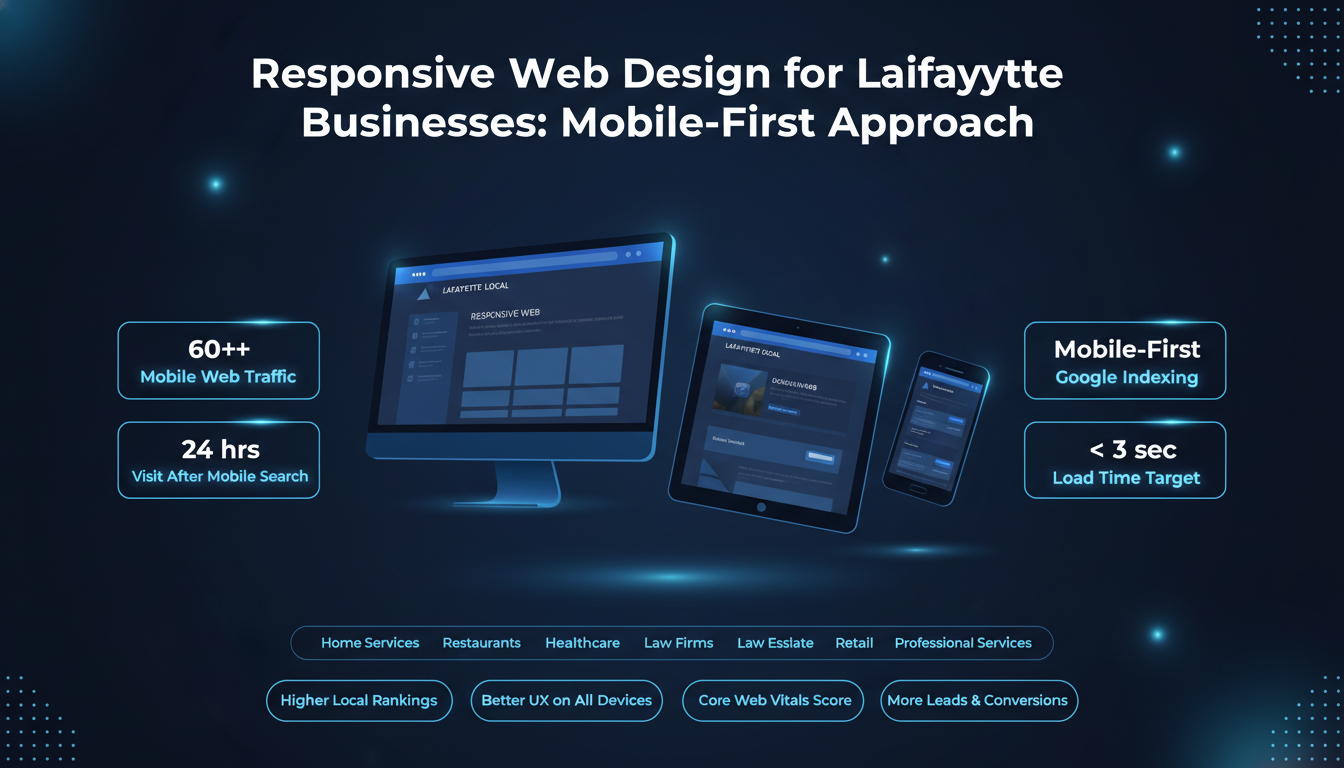 Responsive Web Design for Lafayette Businesses Mobile-First Approach