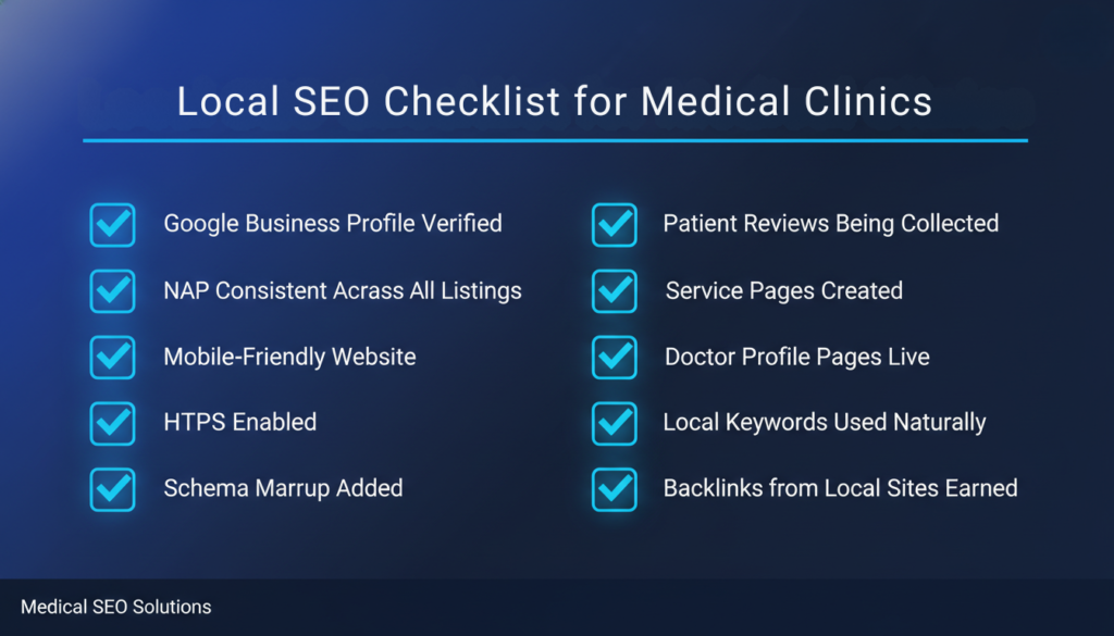 local seo for medical clinics
