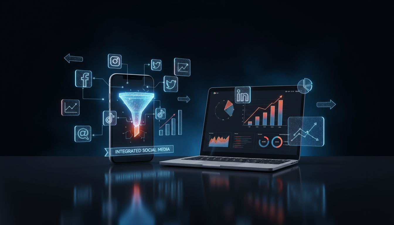 Integrated social media marketing