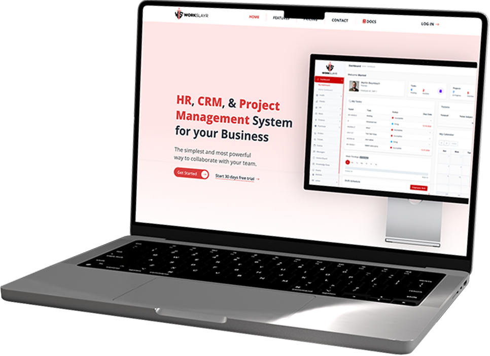 Website design example