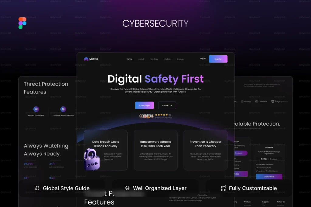 Website design example