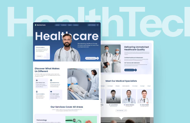 Website design mockup by Sites N Apps