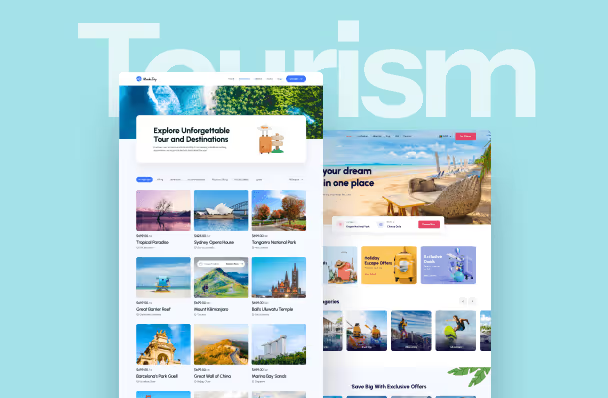 Website design mockup by Sites N Apps