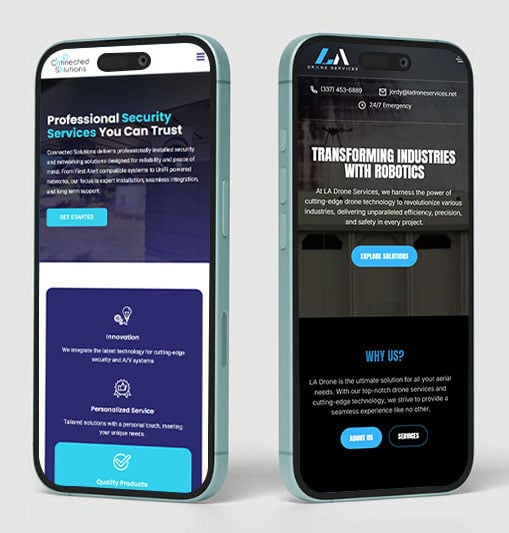 Website design portfolio example
