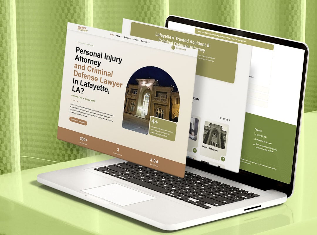 Web design project screenshot