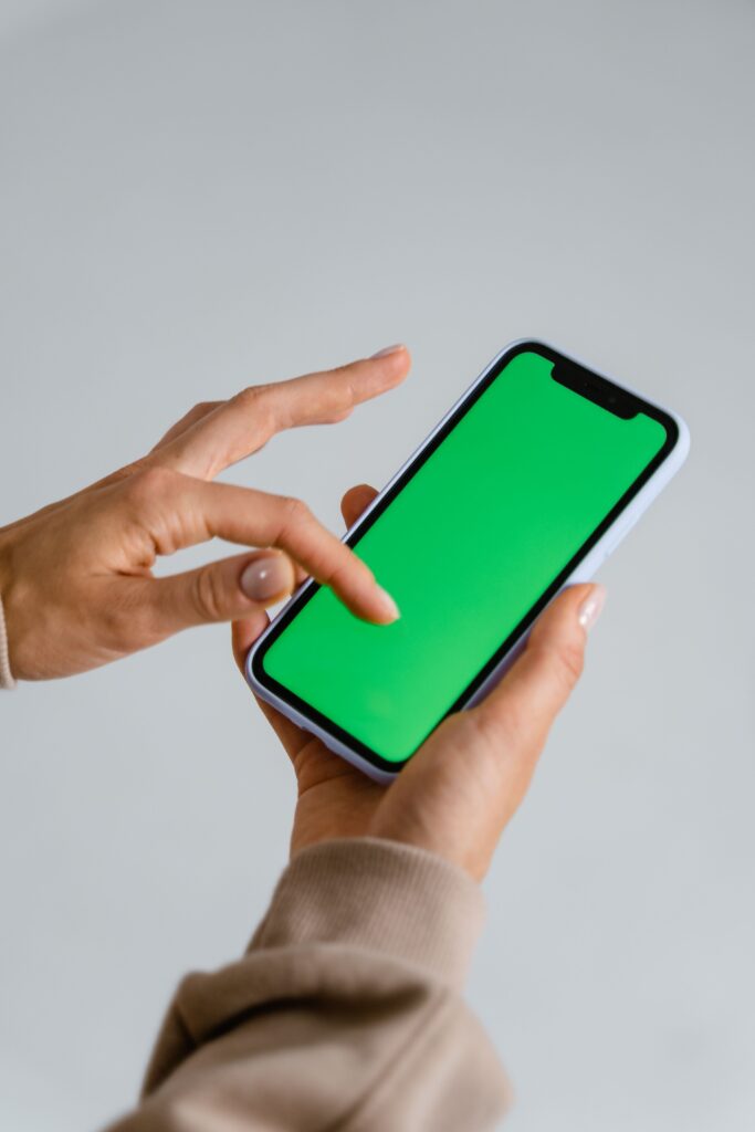 App development - mobile UI mockup