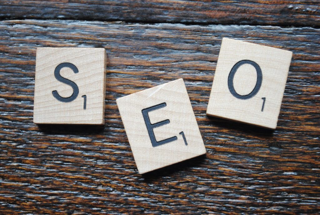 SEO scrabble tiles