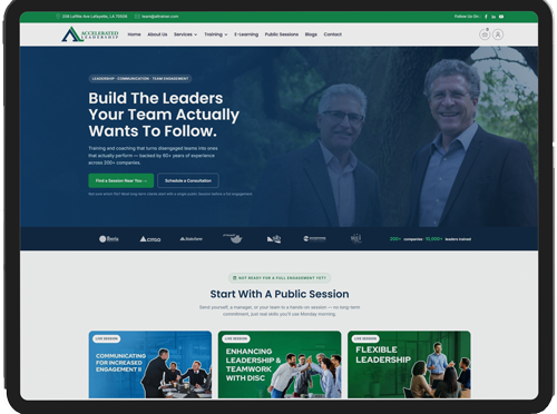 Website design mockup by Sites N Apps