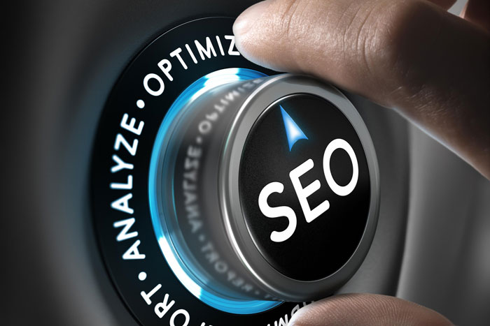 Hand turning an SEO strategy control knob