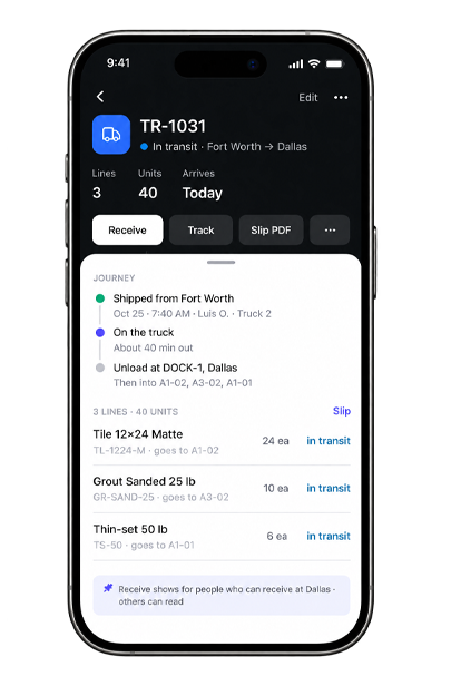 Mobile app screen design